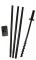 80 Inch 5 Piece Feeder Pole Set with Twist-in Ground Socket and Flange-Made in The USA 