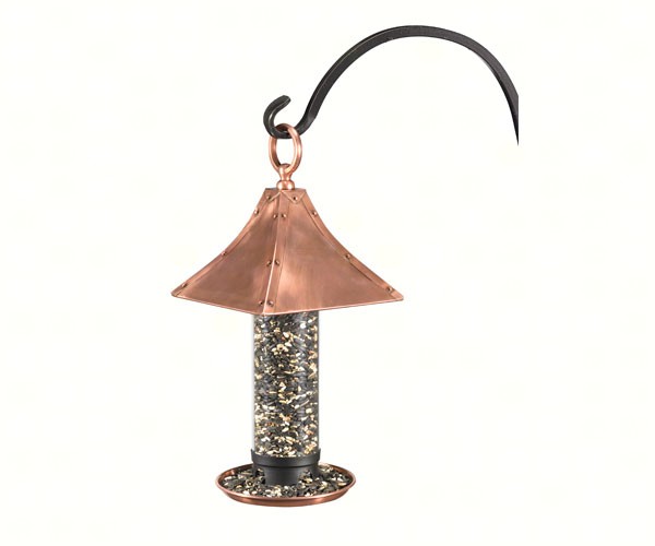 Palazzo Polished Copper Bird Feeder