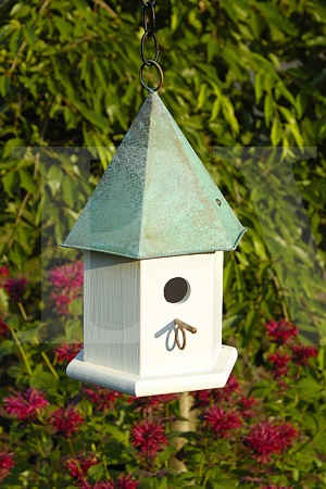 Heartwood Copper Songbird Birdhouse-015A