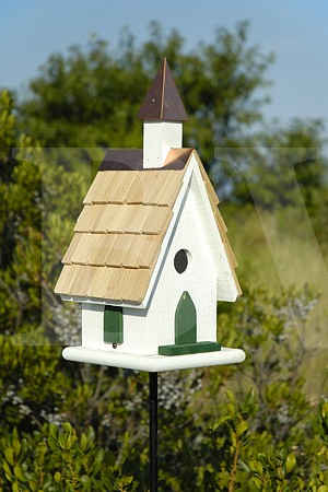 Heartwood Country Wildwood Church Birdhouse-021B