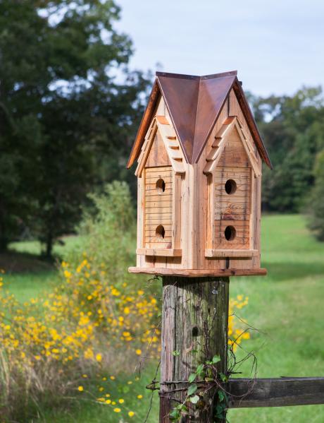 Heartwood Copper Mansion Birdhouse-007B