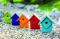 Heartwood Summer Home -Beach House Birdhouses Prepack of five Birdhouses 1