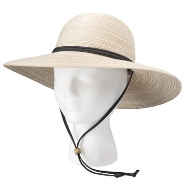 Sloggers Womens Braided Sun Hat UPF 50+ Medium Earth Tone