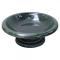 Fiber Clay Bird Bath Bowl with Small Base Grey 1