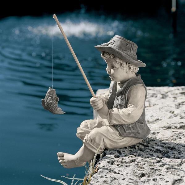 Frederic, The Little Fisherman Statue