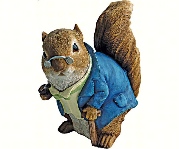 Grandpa Squirrel Statue