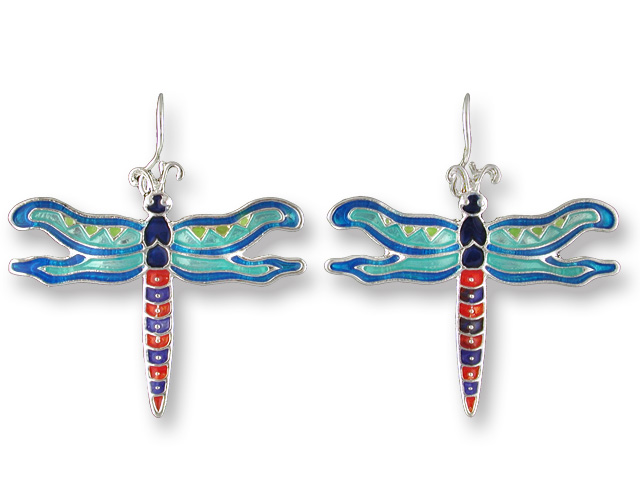 Zarlite Calypso Dragonfly Earrings