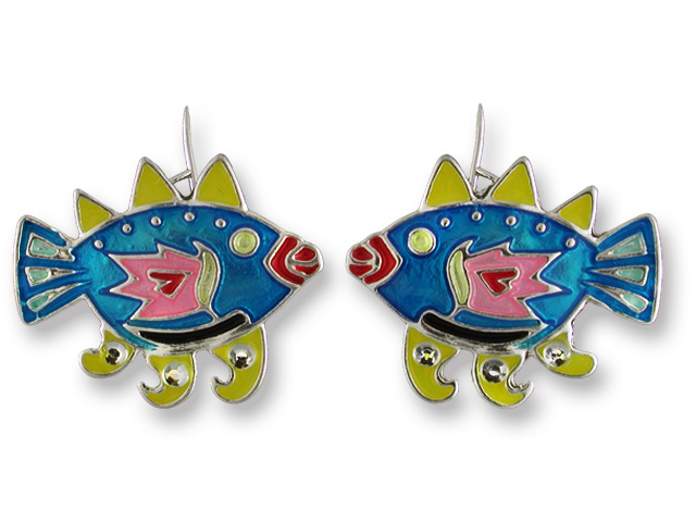 Zarlite Calypso Fish Earrings