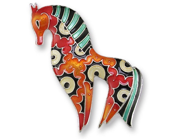 Zarlite Horse Radiance Pin