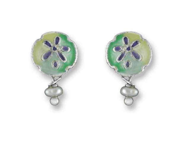 Zarlite Sand Dollar Earrings