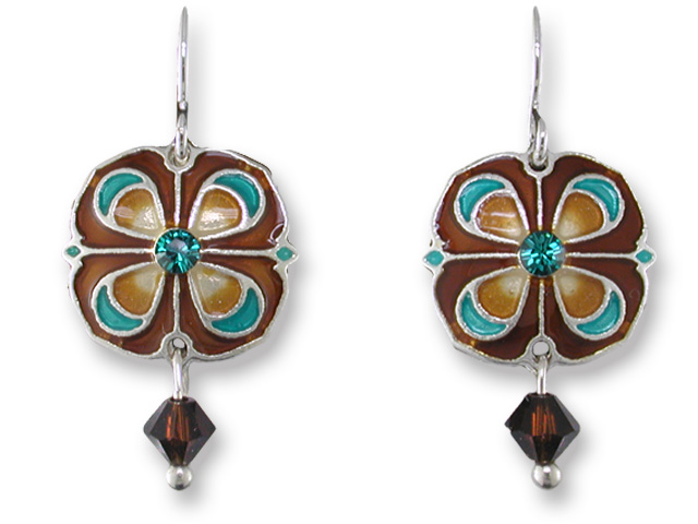 Zarlite Majolica Earrings